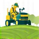 Icon representing professional lawn mowing services.